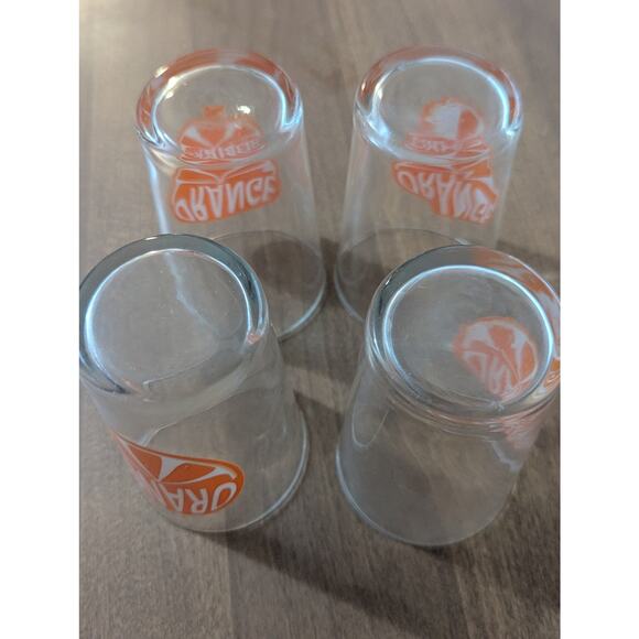 Set of 4 VINTAGE 1970s ARC International Luminaric Conique Juice Glasses 7oz - Picture 5 of 8